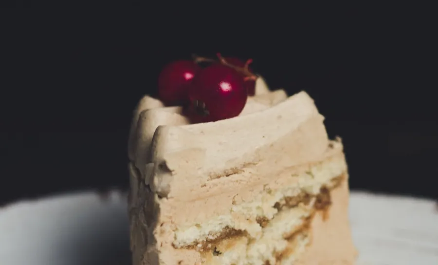 Espresso cherry trifle