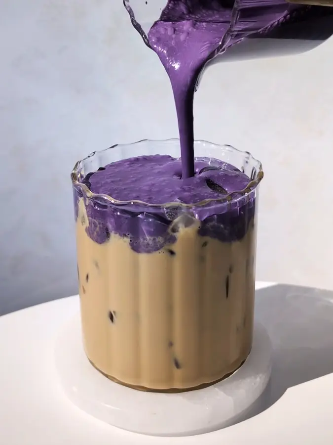 Ube Iced Coffee