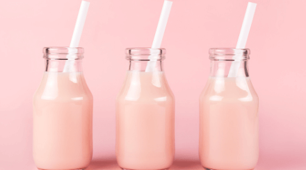 Pink Coffee Drink