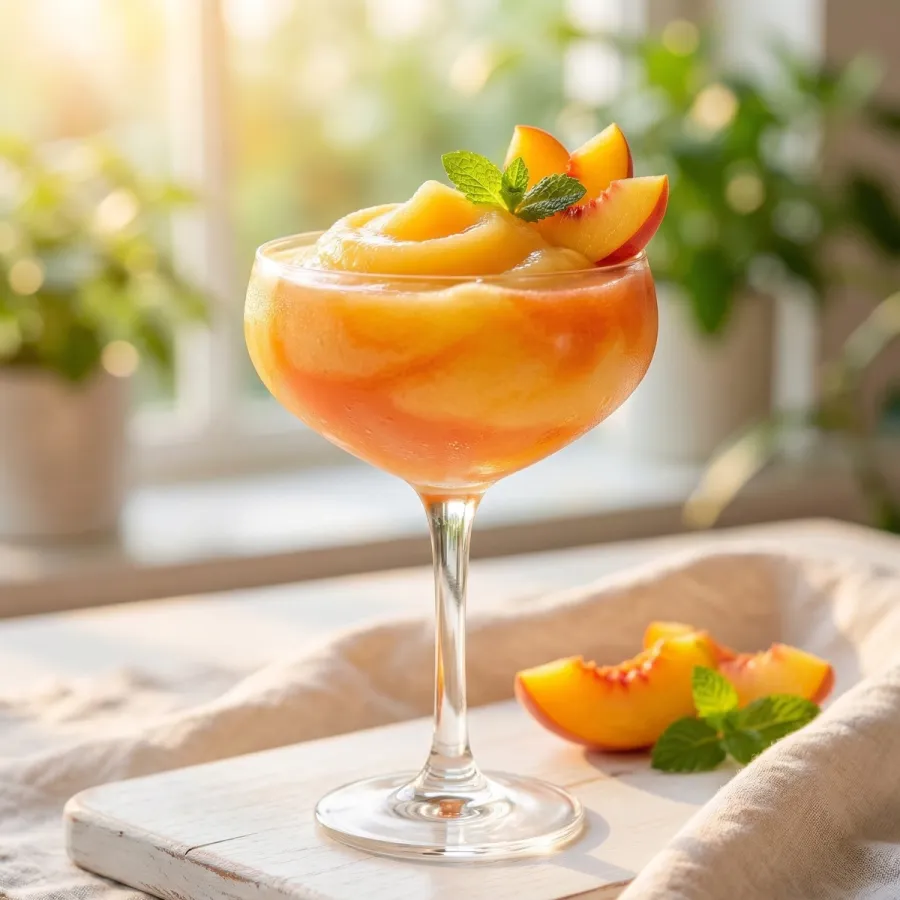 Sunset Peach Smoothie
