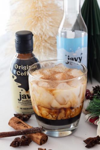 Iced Eggnog Latte