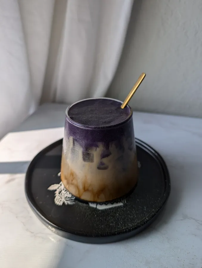 Halloween Ube Latte