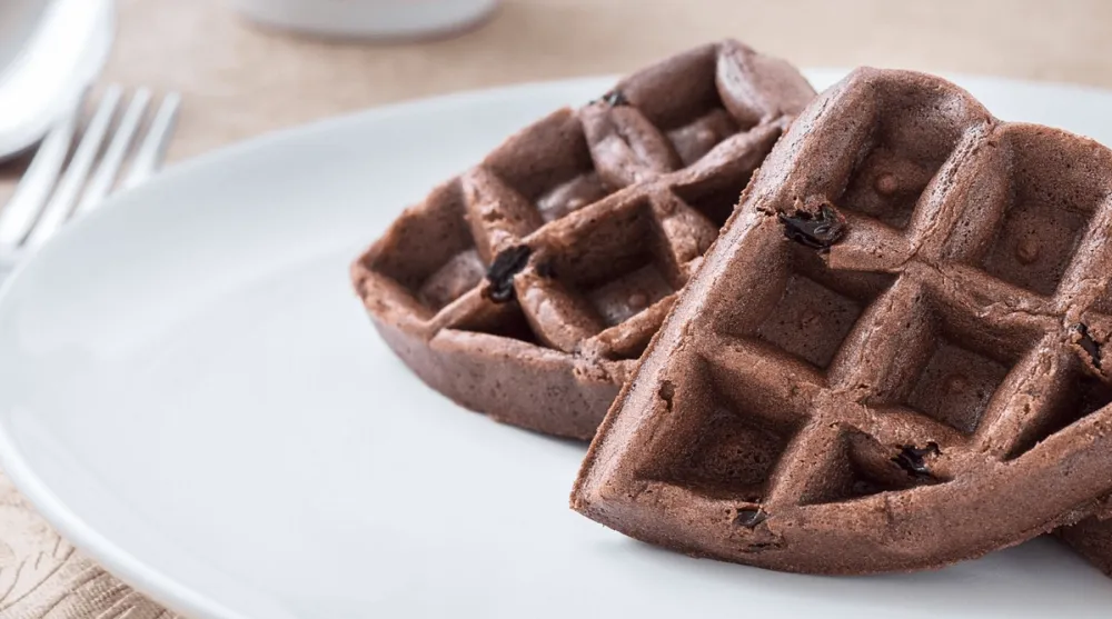 Coffee Chocolate Waffles