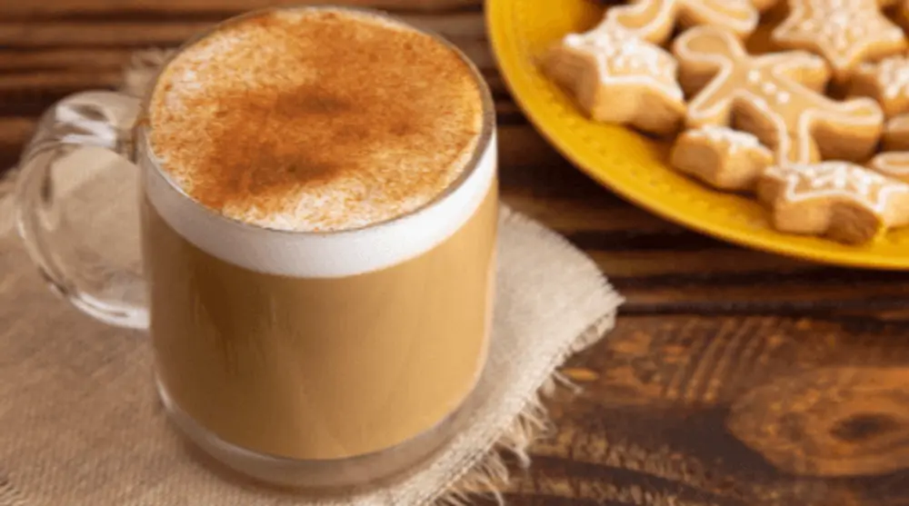 Gingerbread Spiced Mocha Latte