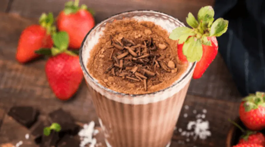 Chocolate Covered Strawberry Iced Coffee