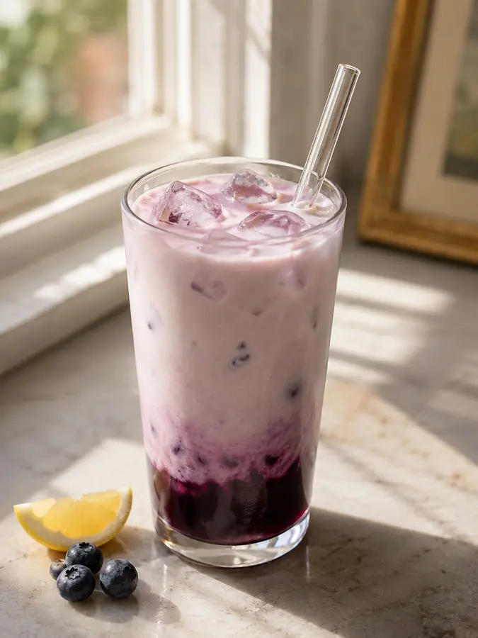 Blueberry Lemon Latte