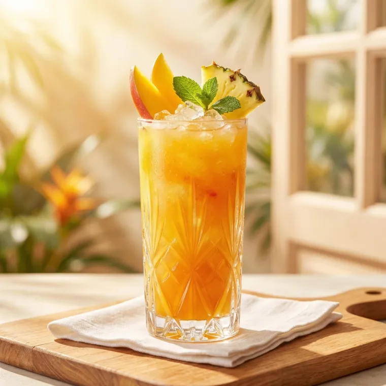 Mango Pineapple Tropical Cooler