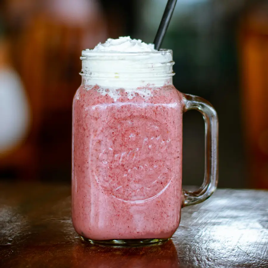 Whipped Strawberry Coffee