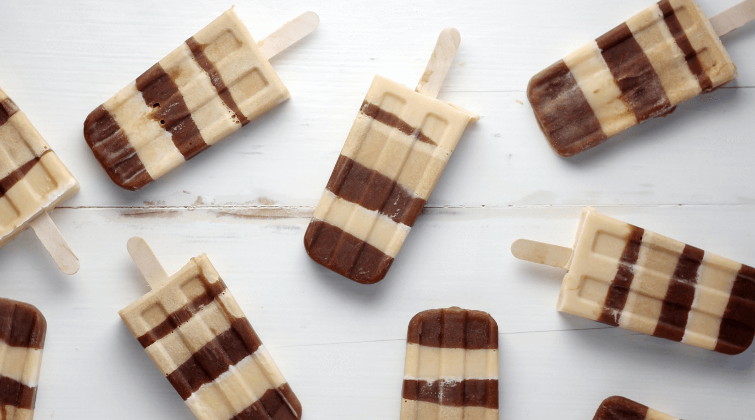 Mint Iced Coffee Popsicles