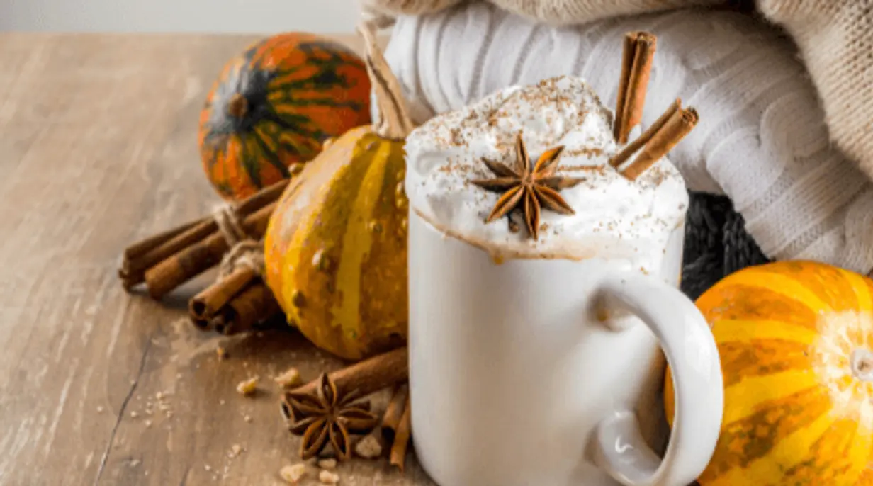 White Chocolate Pumpkin Spiced Latte