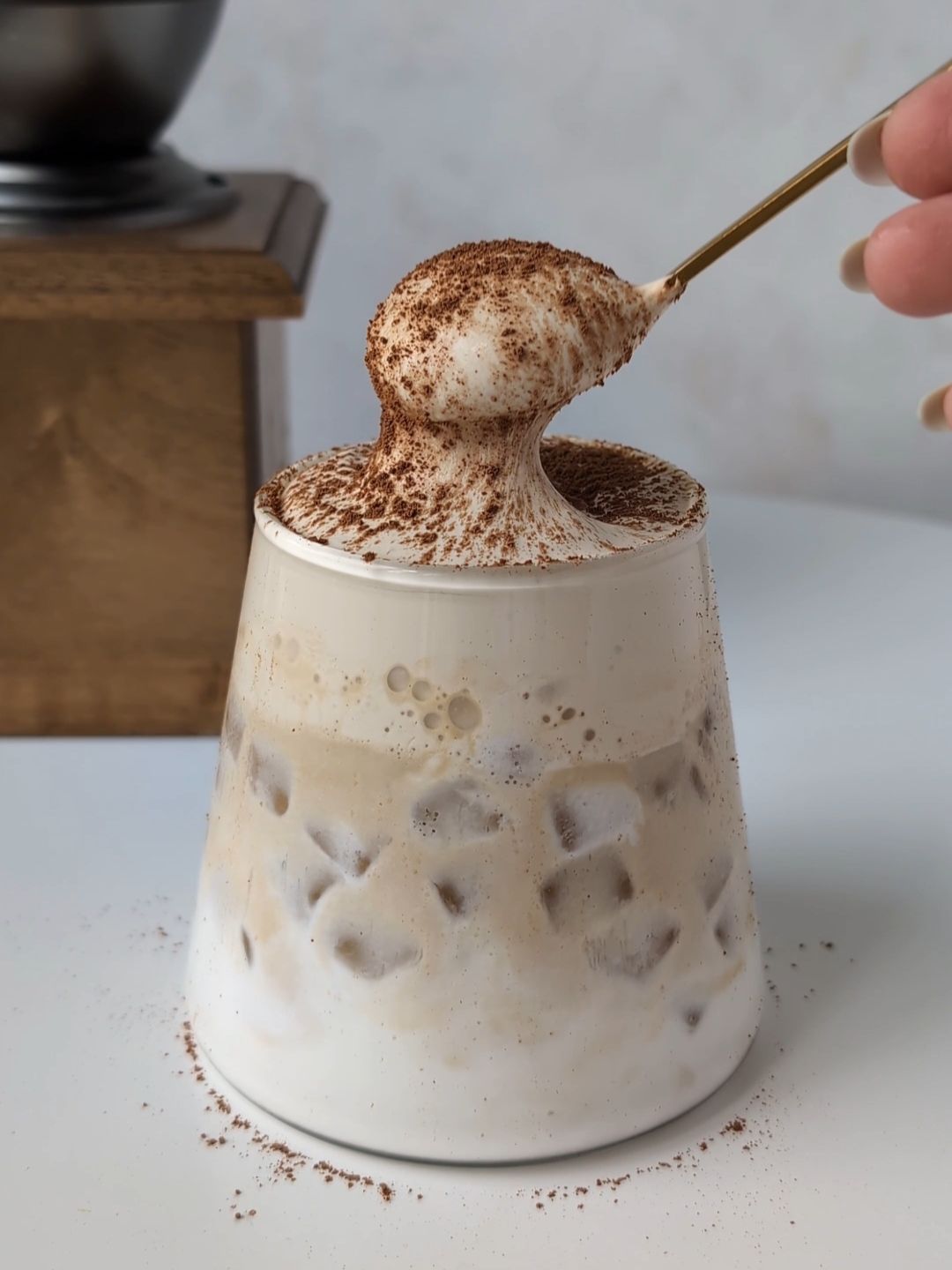 Whipped Coconut Iced Coffee