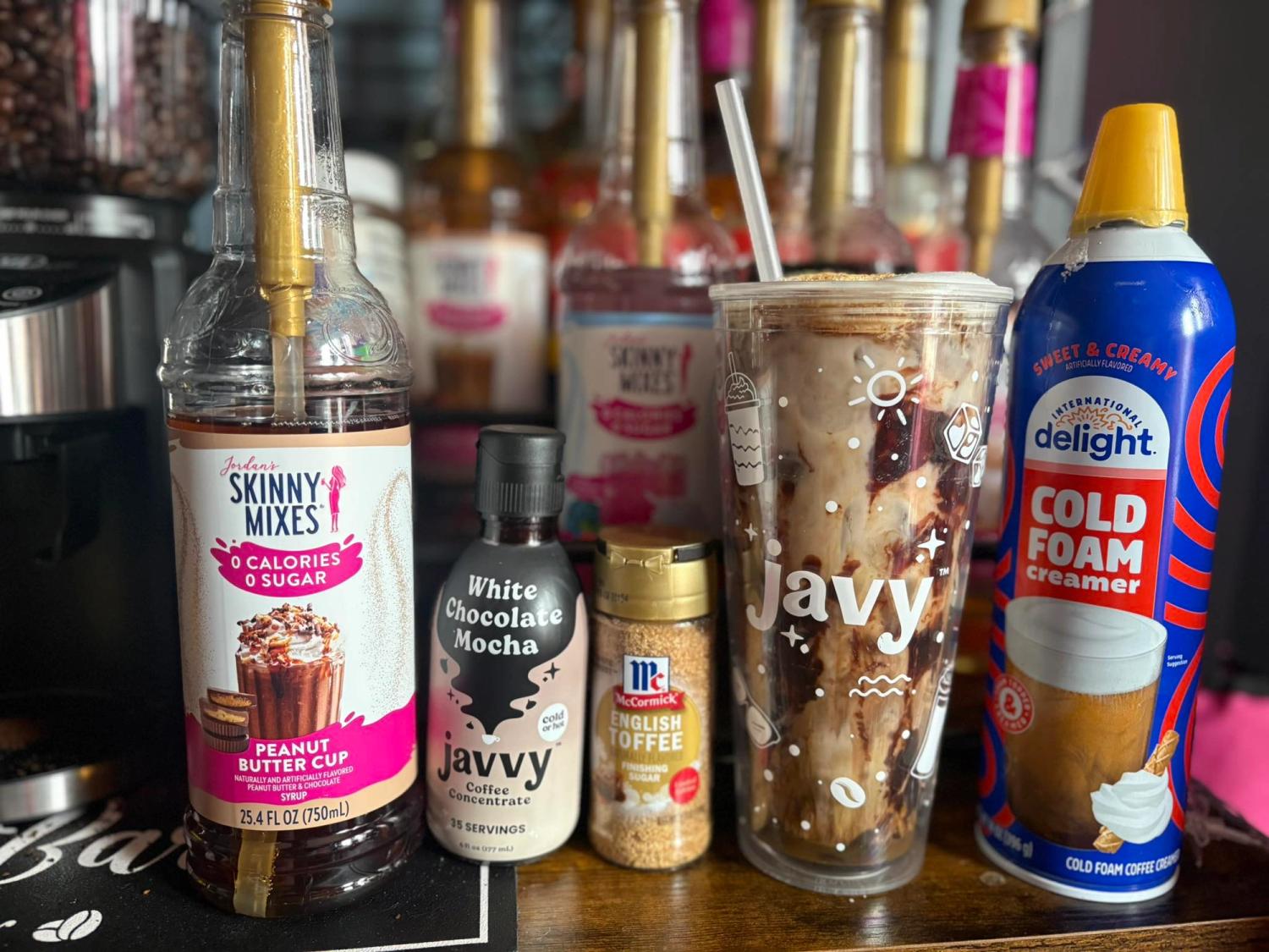 Peanut Butter Cup Iced Latte