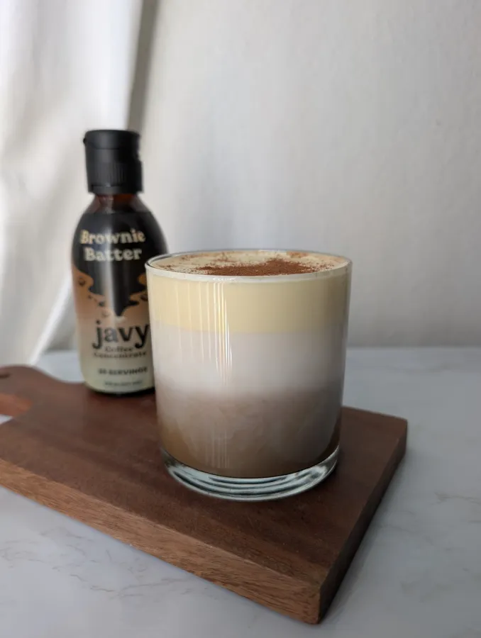 Egg Cream Latte (With Egg Yolk)