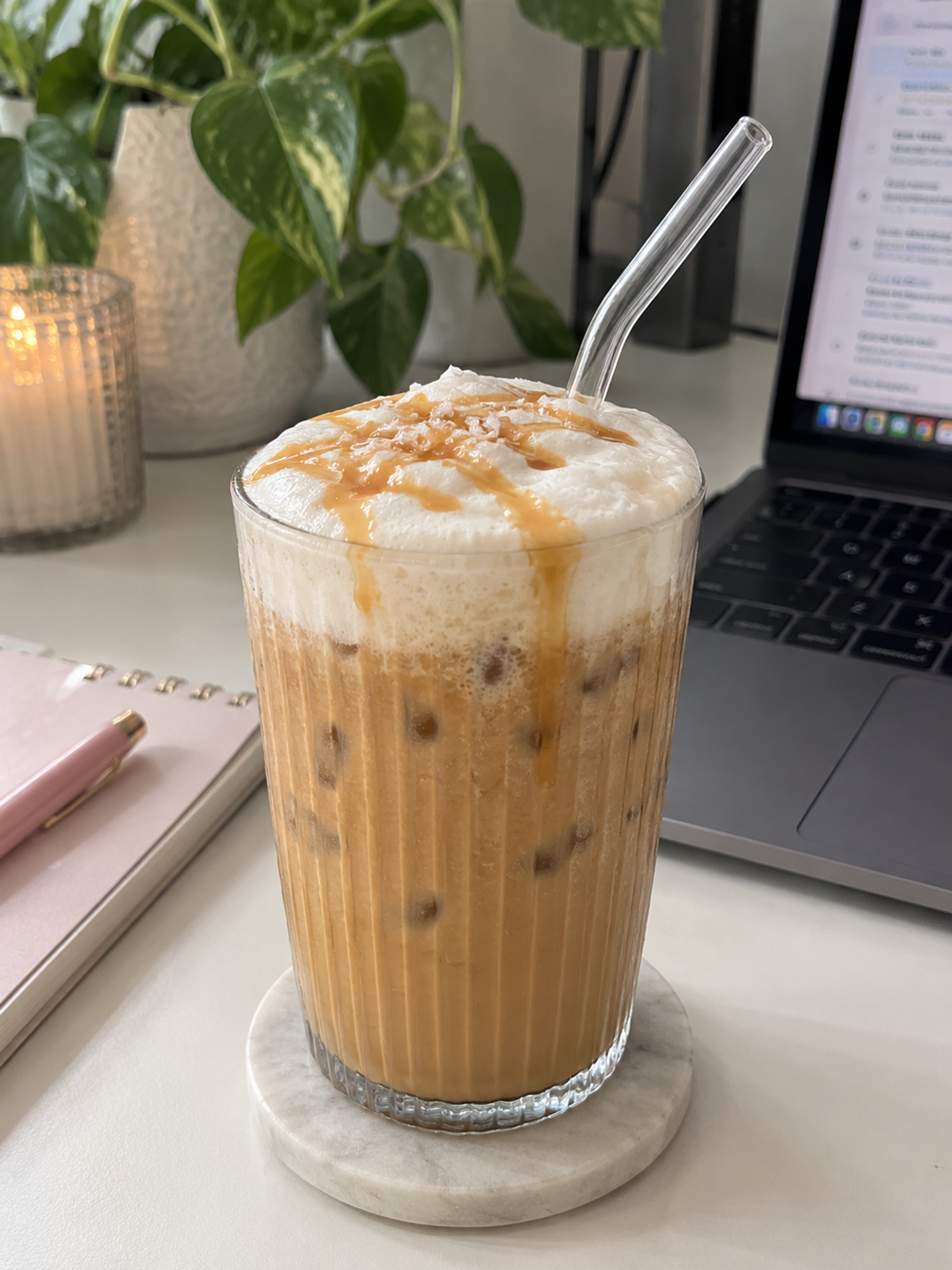 Salted Caramel Protein Coffee