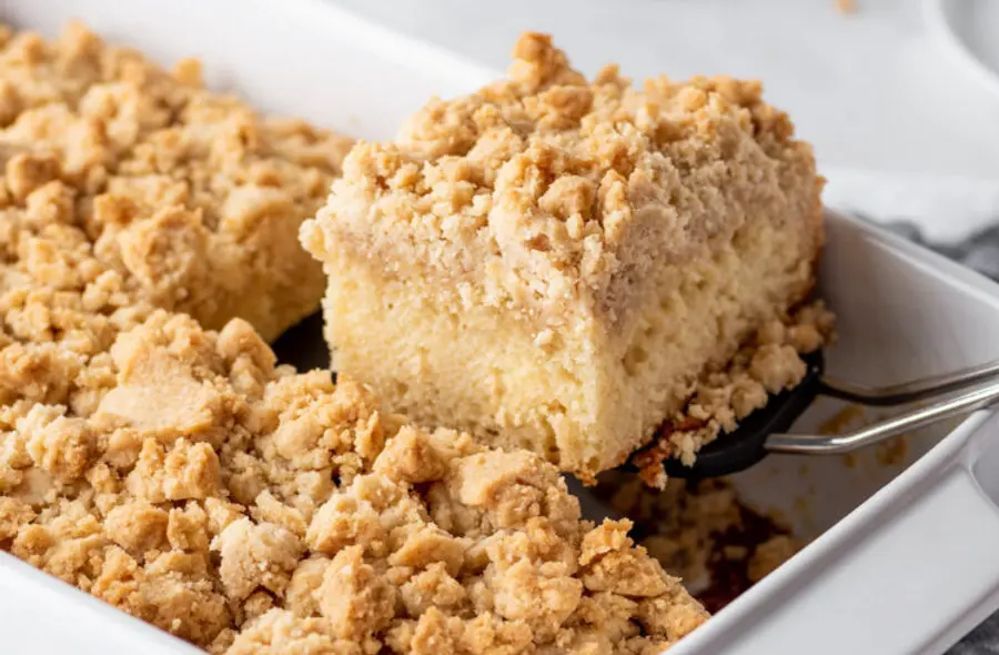 Caramel Crumb Coffee Cake