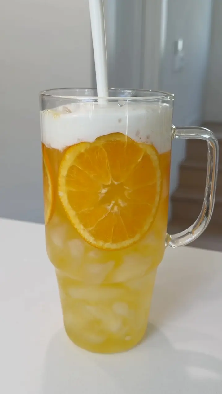 Orange Creamsicle Protein Soda