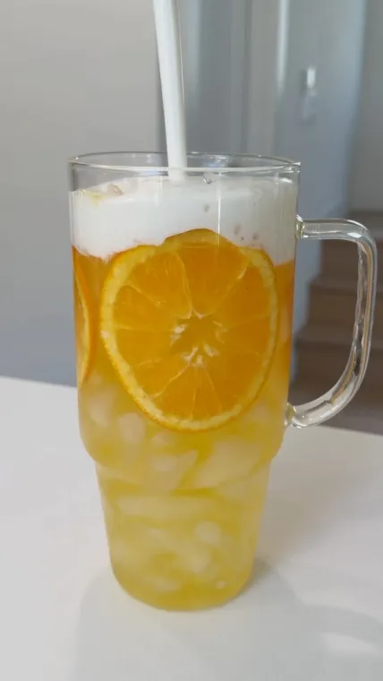 Orange Creamsicle Protein Soda