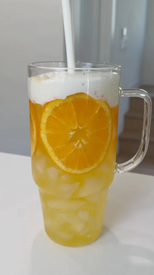 Orange Creamsicle Protein Soda