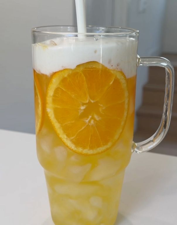 Orange Creamsicle Protein Soda