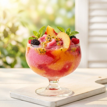 Peach Passionfruit Berry Refresher Bowl