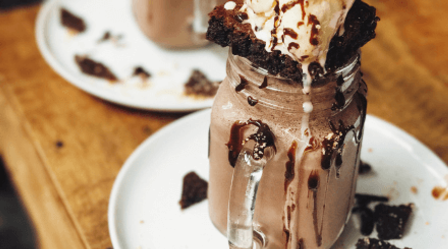 Chocolate Fudge Brownie Milkshake