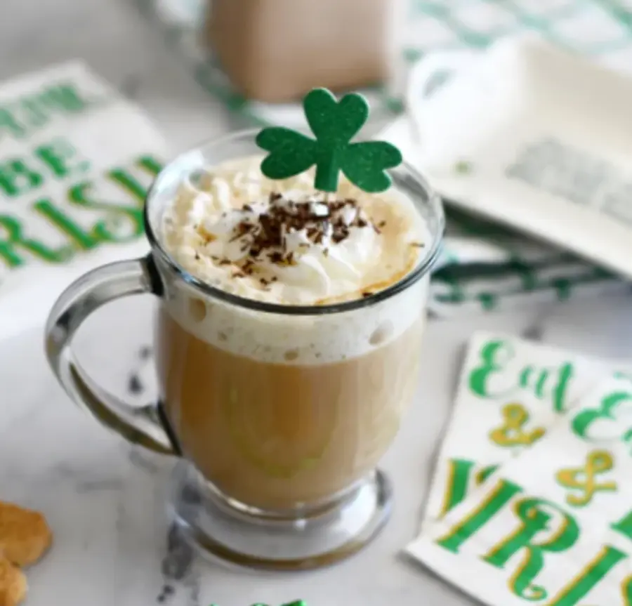 Irish Cream Pistachio Swirl Cocktail