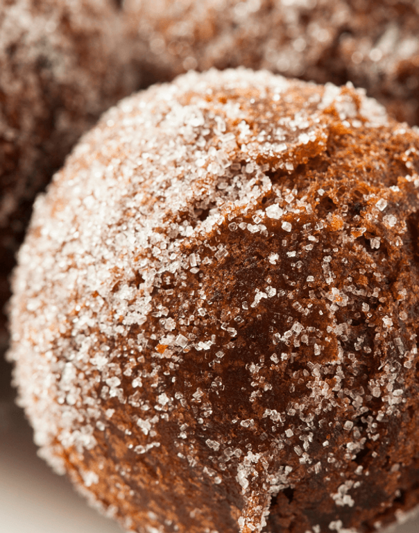 Vegan Coffee Cream Filled Donuts Holes