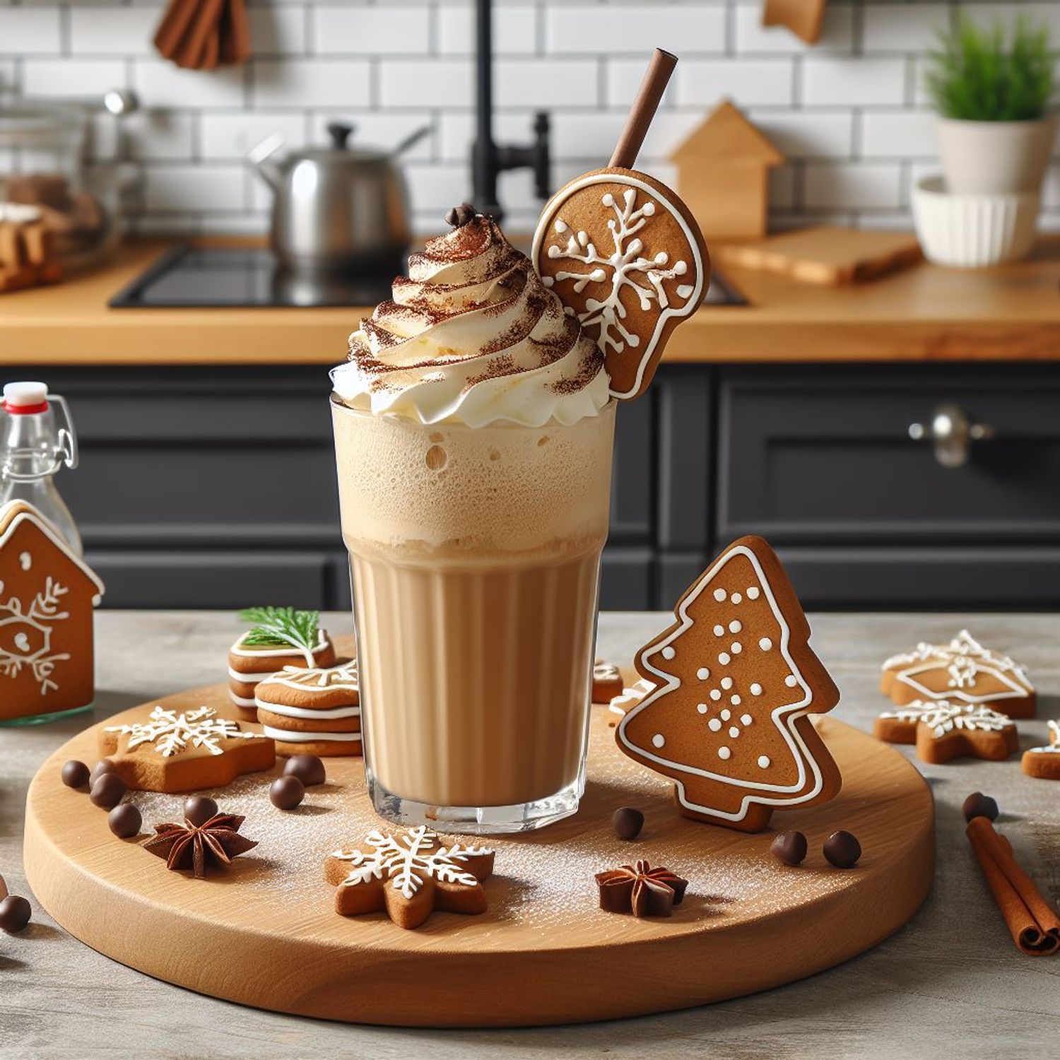 Gingerbread Cookie Frappe