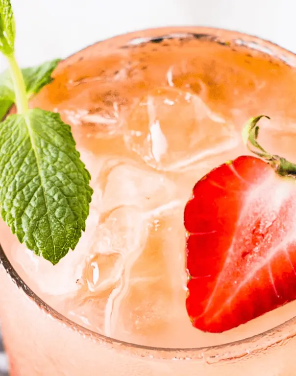 Strawberry Mojito Coffee Cocktail