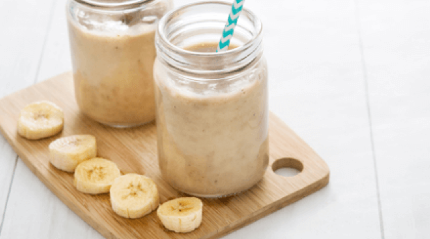 Banana coffee protein smoothie