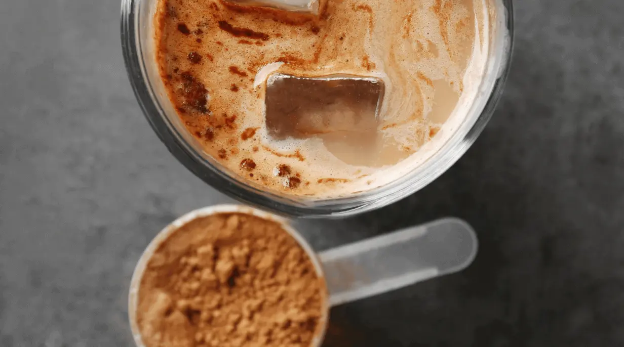Protein Pumpkin Spice Iced Latte