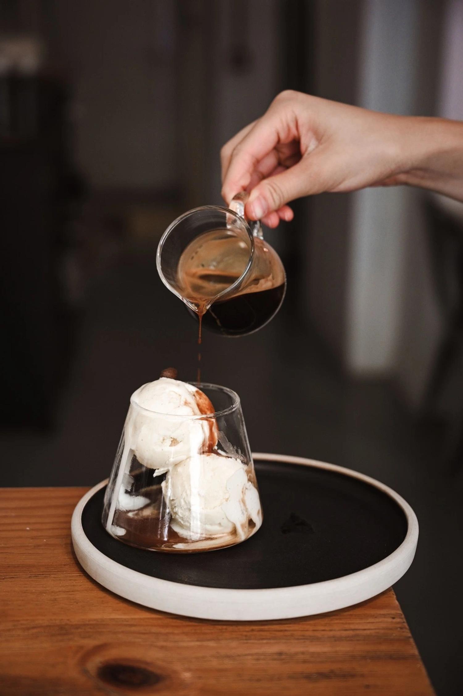 Salted Caramel Affogato