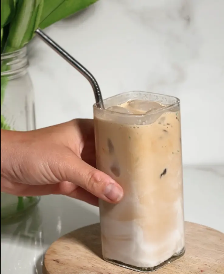 Iced Cotton Candy Coffee