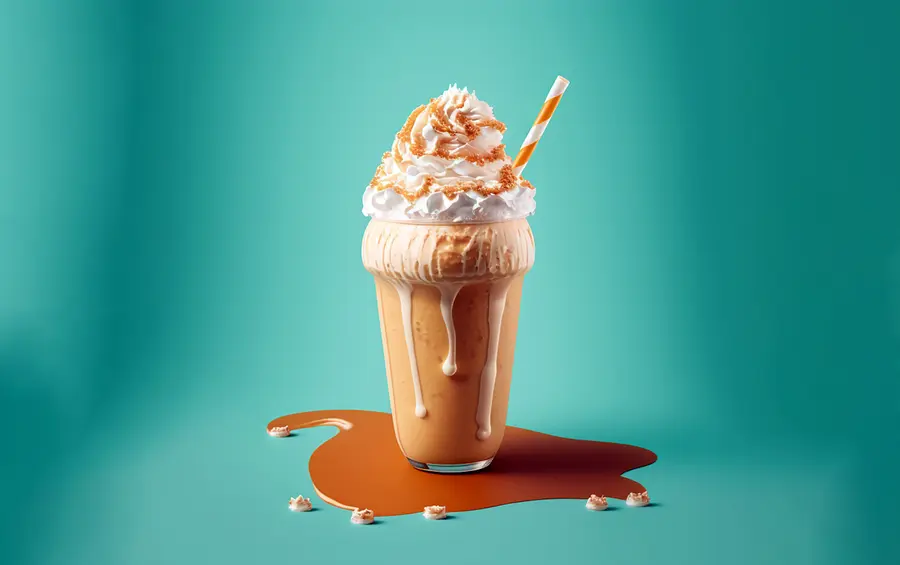 Caramel Coconut Coffee Frappe