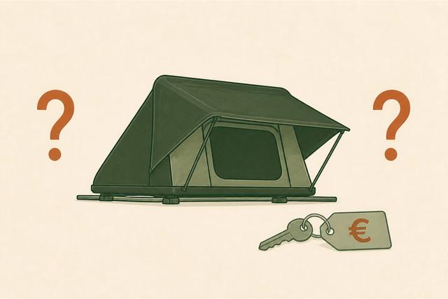 Rooftop tent with a euro price tag