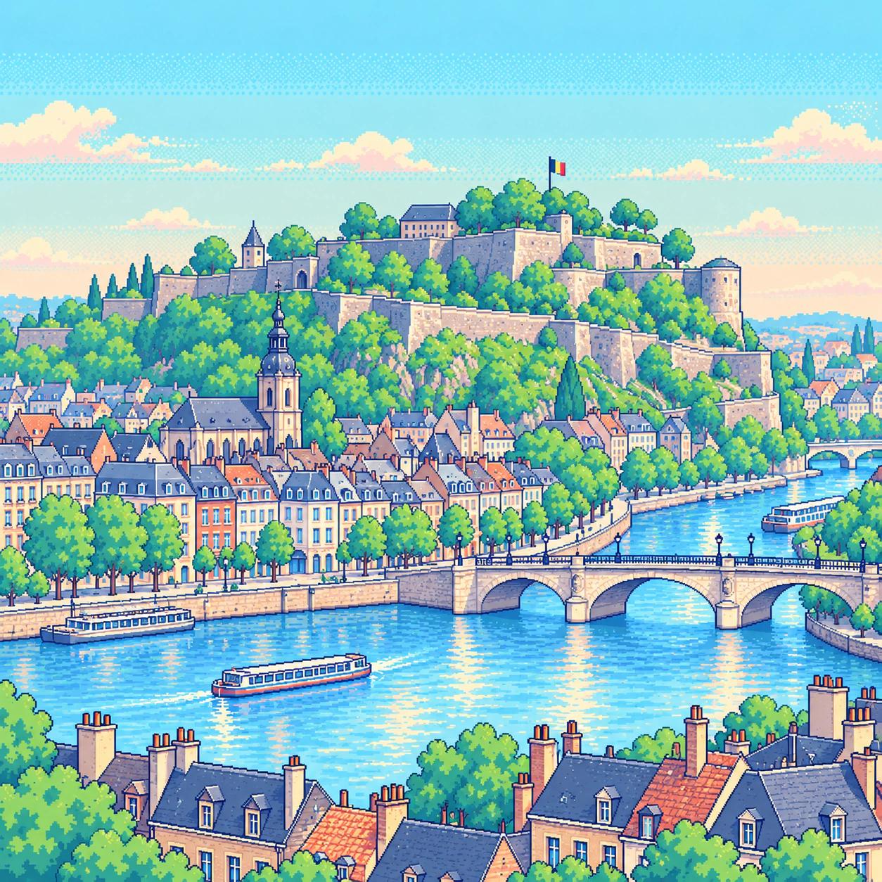 Pixelartillustratie van Namen