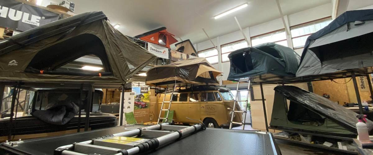Showroom de tentes de toit près de Bruxelles, Belgique: où acheter et essayer une tente de toit