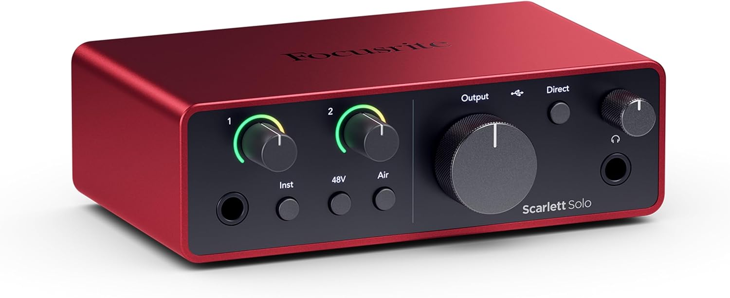 Focusrite Scarlett Solo de 4ª generación, Interfaz de audio USB