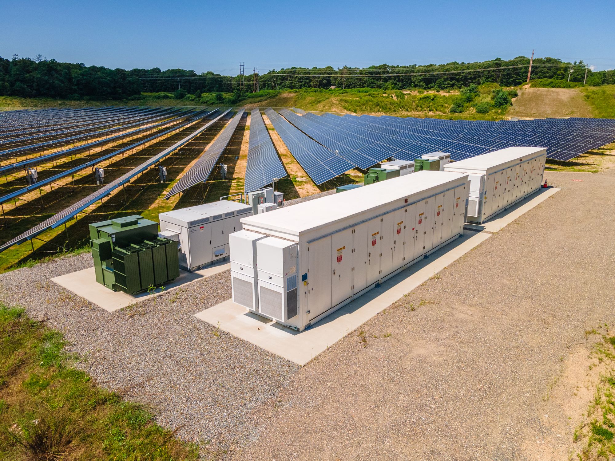 A Nexamp solar + storage installation in Massachusetts