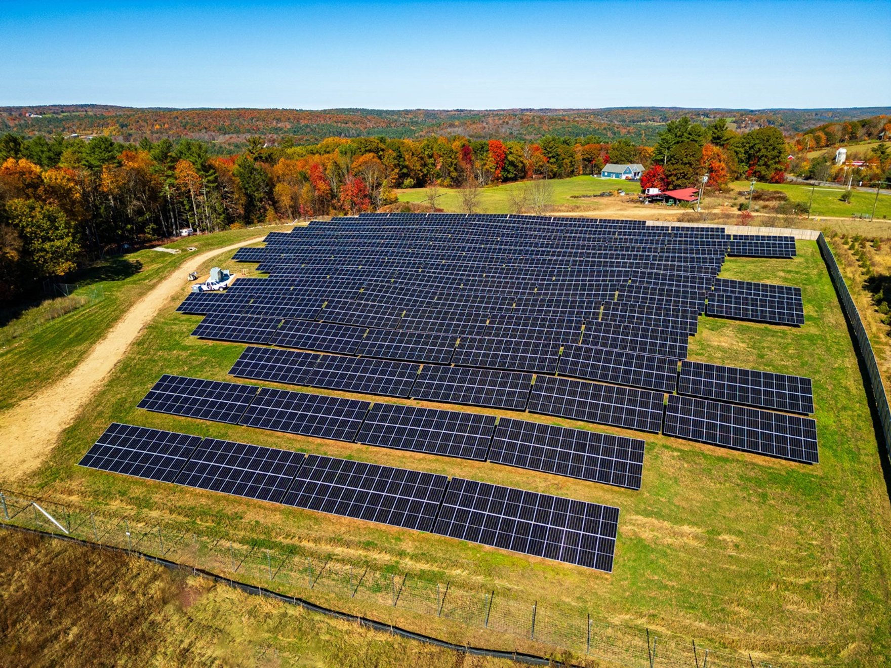 Barre Road Solar is one of three successful self-performance projects recently completed by Nexamp.