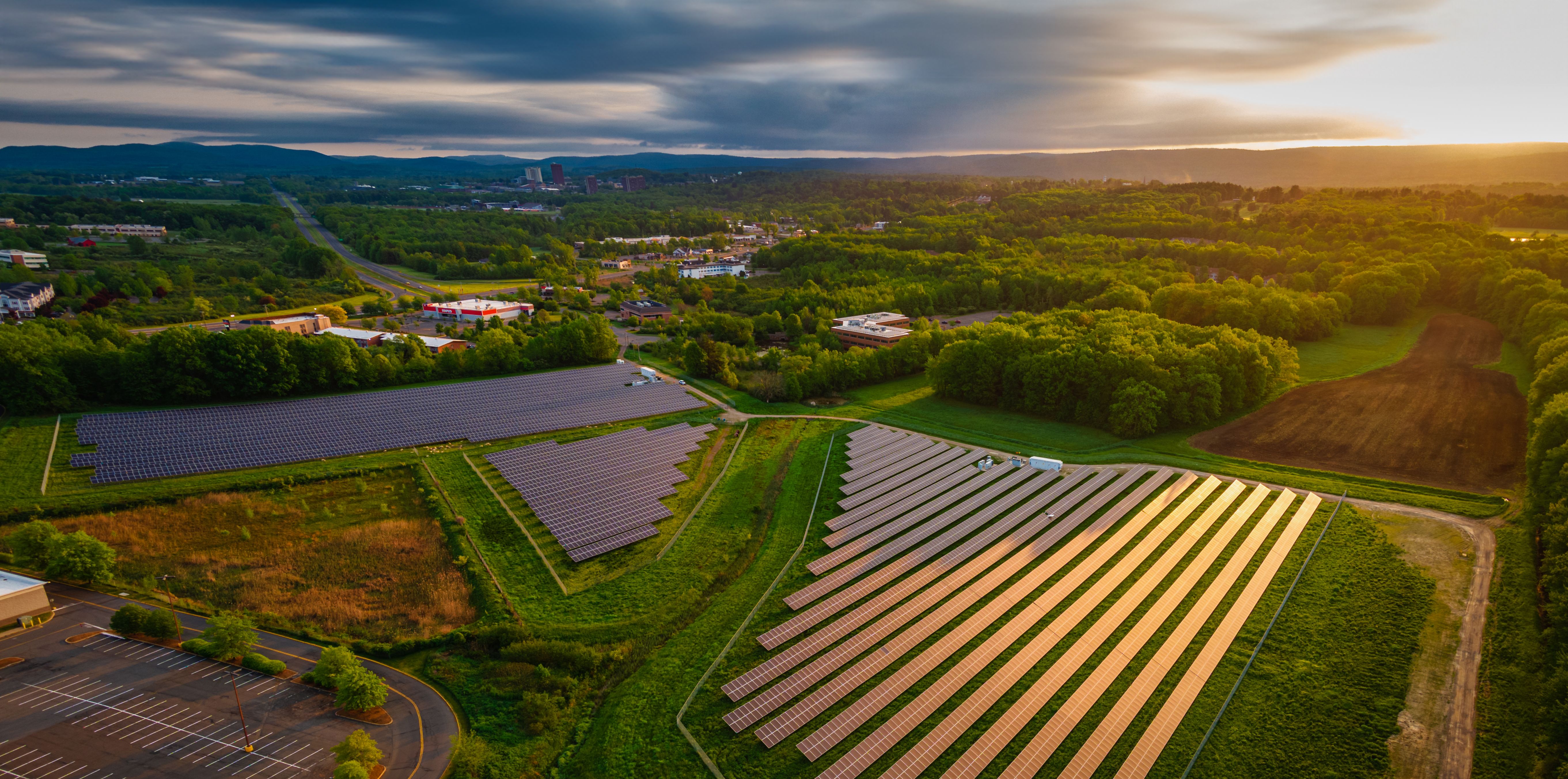 Wales Solar at Sunrise