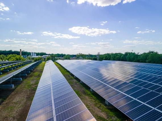 Solar farm in Rockford, IL