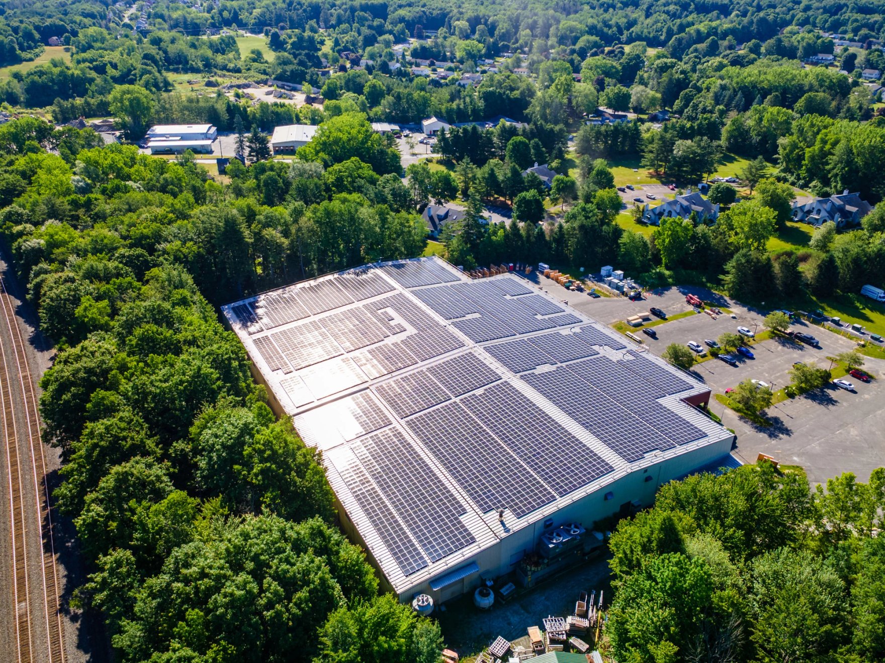 rooftop solar array
