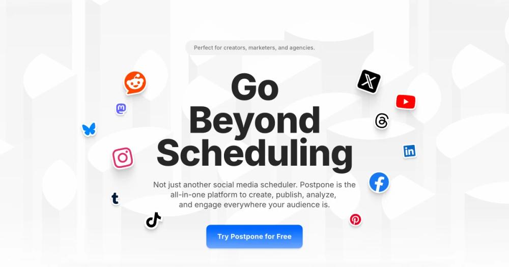 Postpone: Schedule Posts on Bluesky & Other Social Media