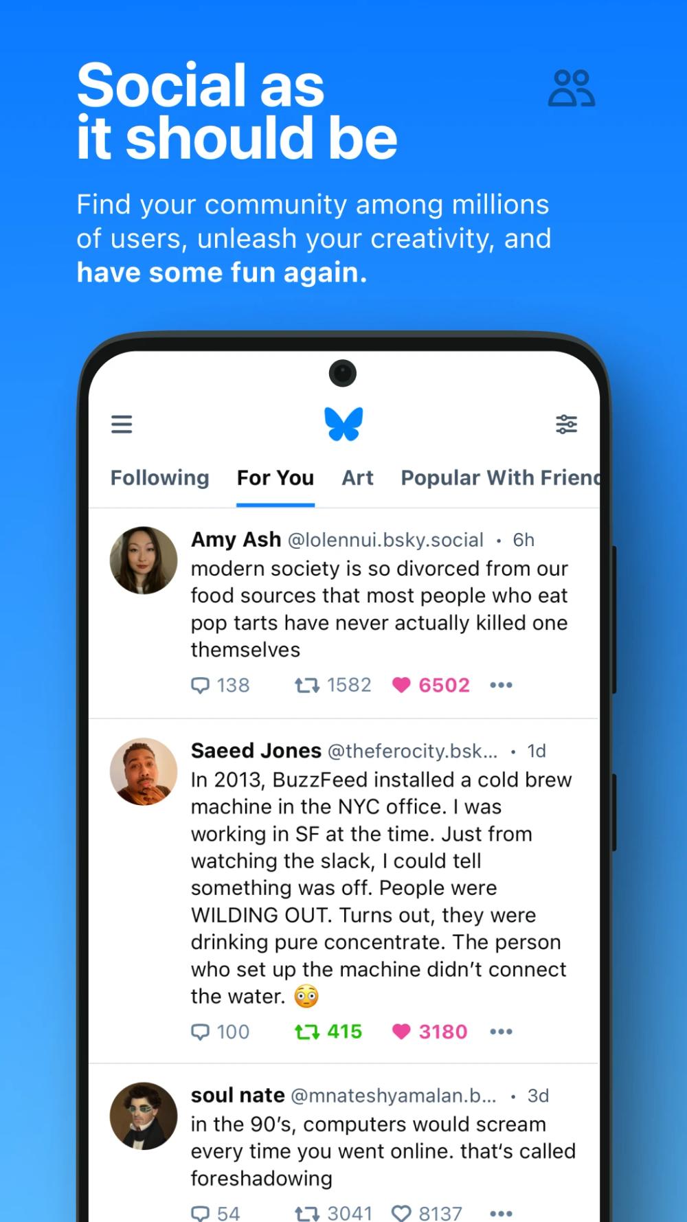 Bluesky: Social Network Where You Control Your Timeline