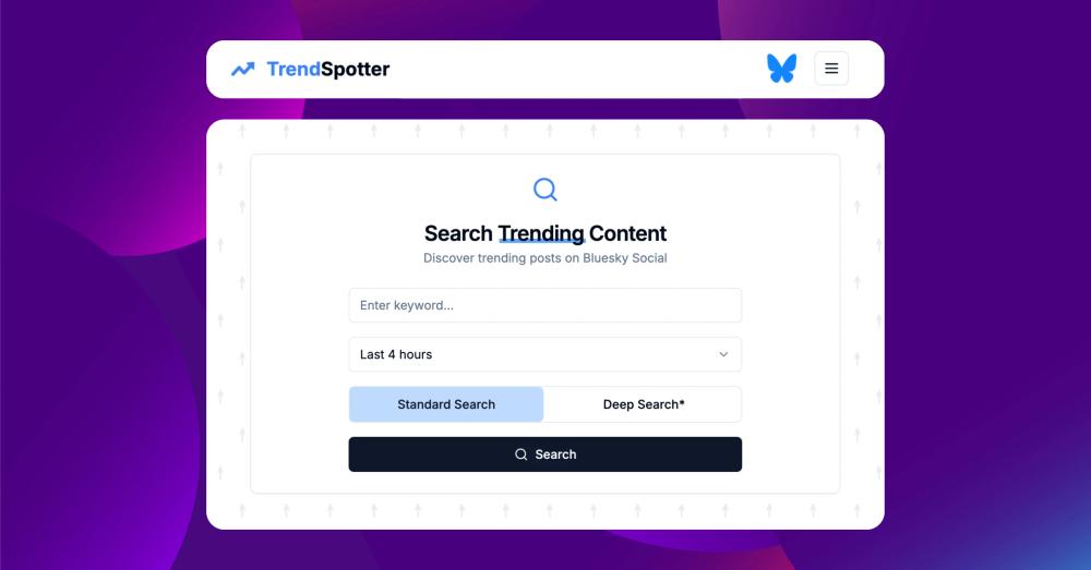 TrendSpotter: Search Trending Posts on Bluesky Social