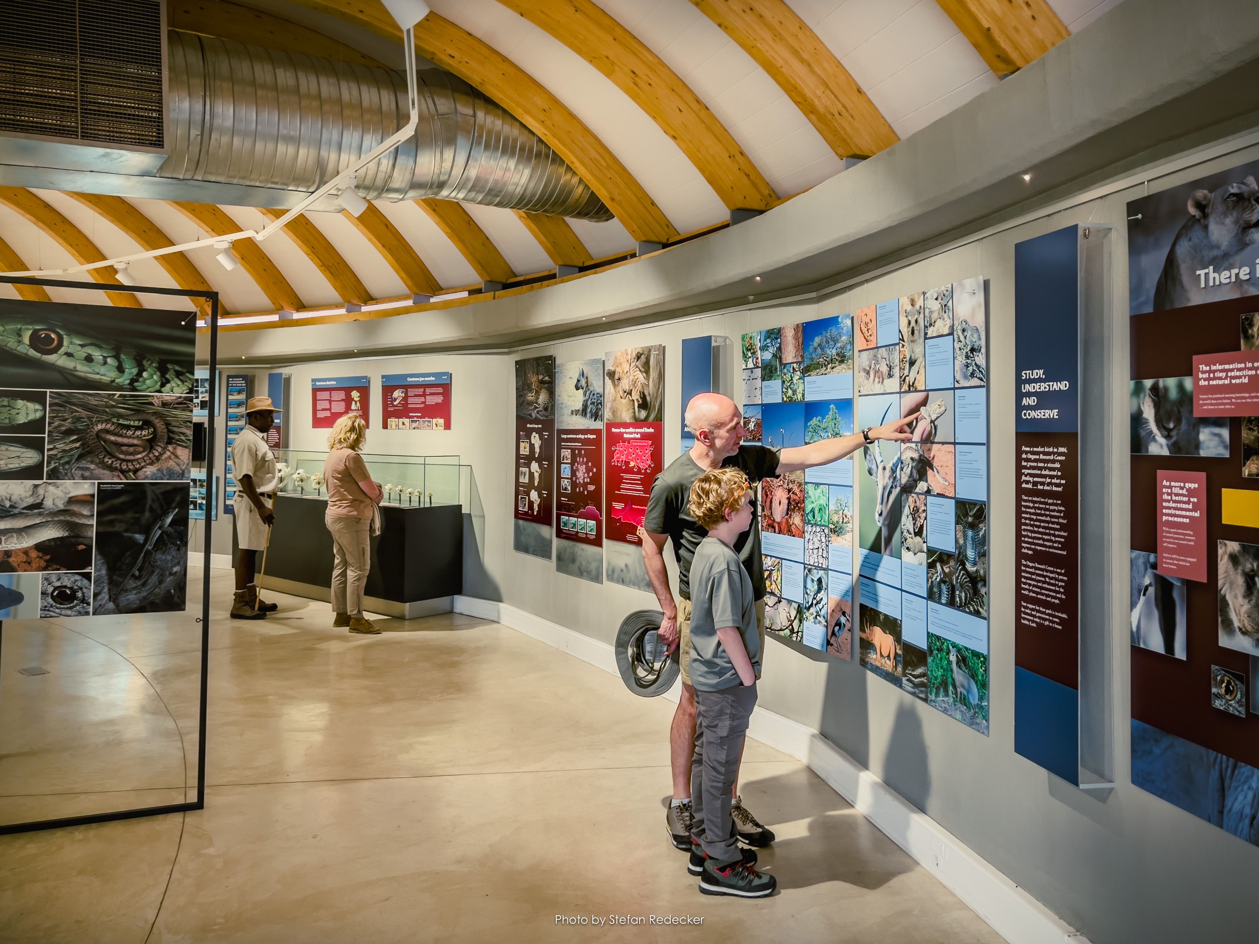 A carousel of fascinating knowledge and insight at the Ongava Discovery Centre.