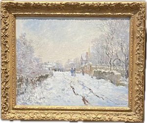 Snow Scene at Argenteuil