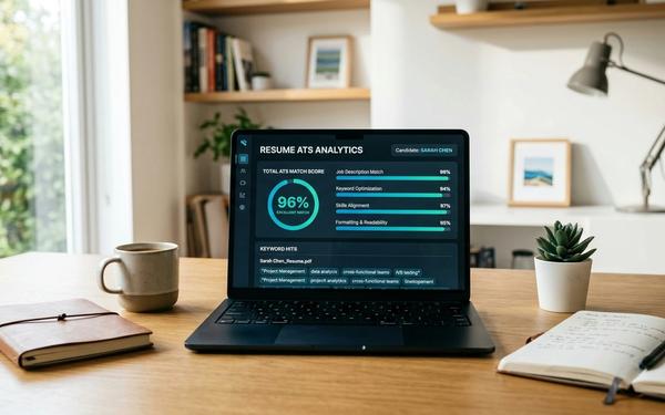 Testeur CV ATS et tableau de bord d'analyse de score en ligne