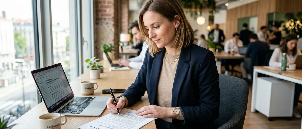 Accroche CV : la phrase qui fait tout en 2 lignes — illustration article Candidatop